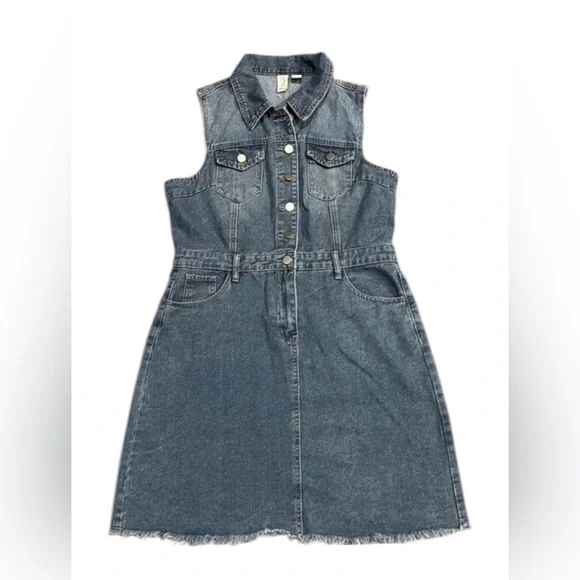 Joie Dresses | Joie Nwt Soft Denim Dress | Color: Blue | Size: L | Poshdannam's Closet